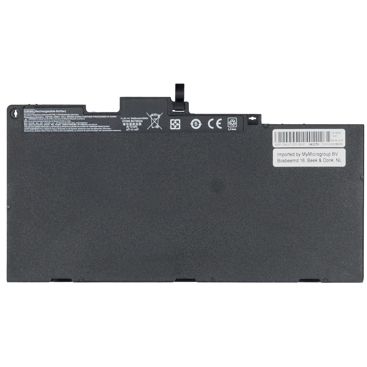 Pièces de remplacement Batterie d'ordinateur portable 3400mAh