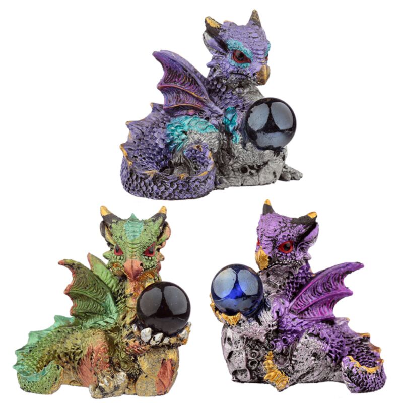 Dragon d'éléments avec sphère qui voit tout