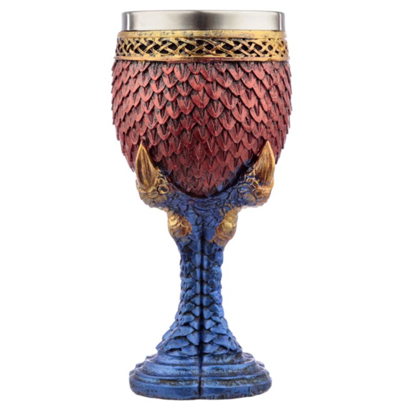 Calice décoratif en écailles de griffe de dragon