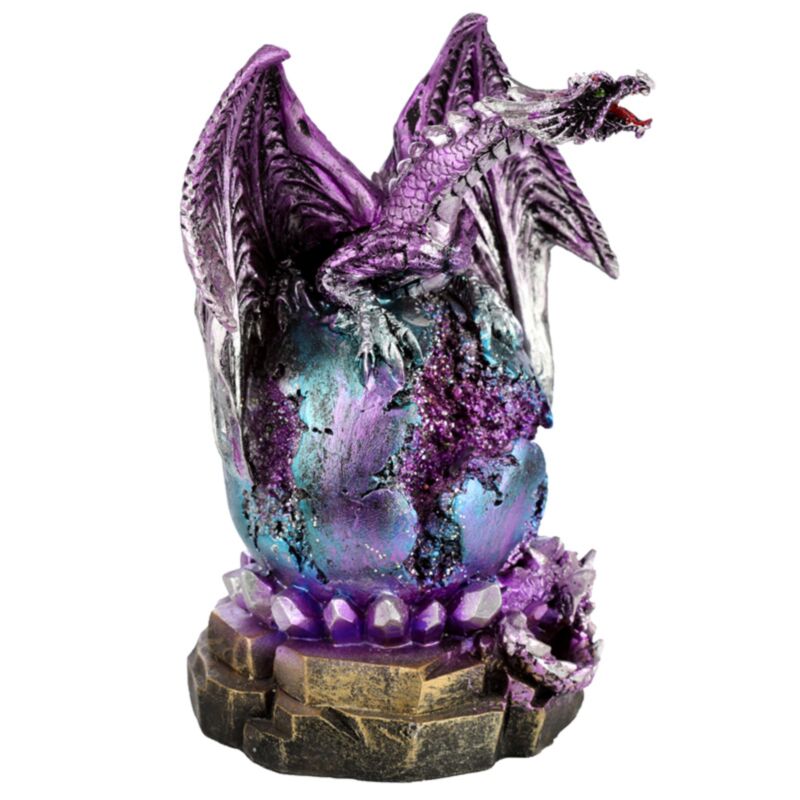 Légendes sombres ont mené une géode contournant un œuf de dragon