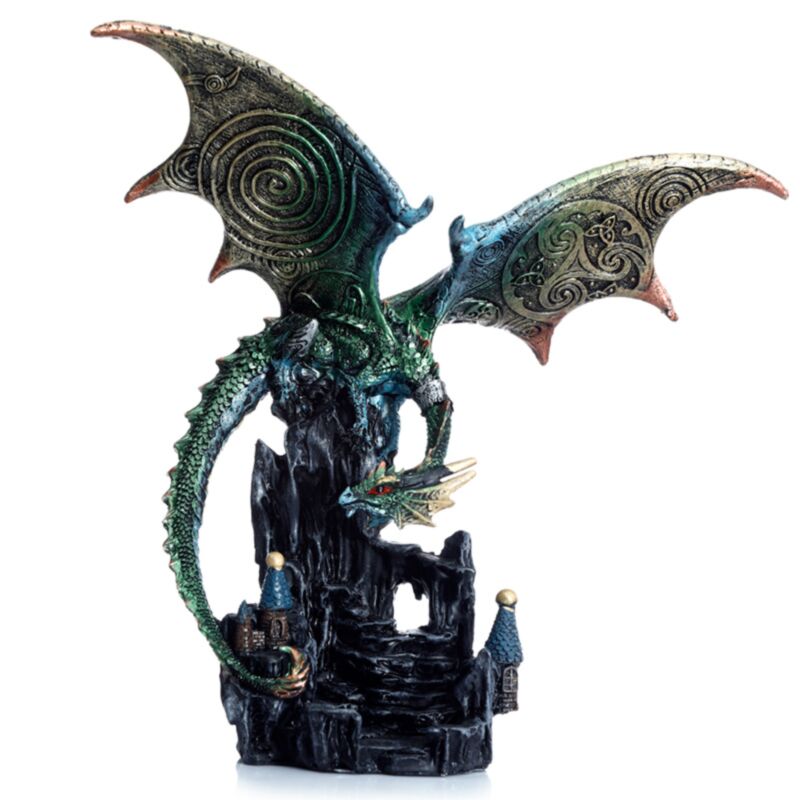 Ailes de légendes sombres du dragon gardien magique