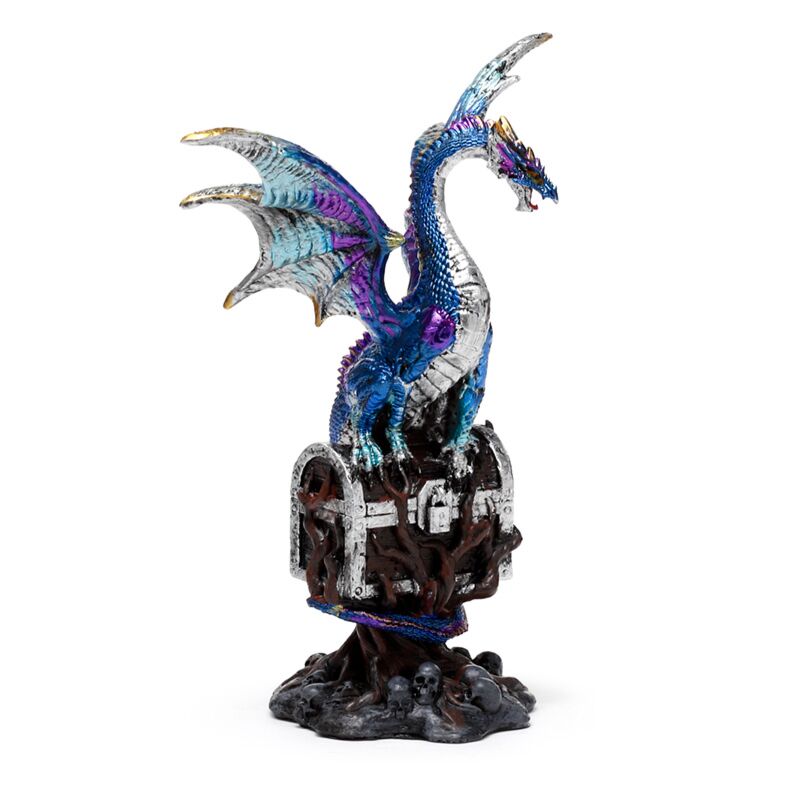 Boîte de rangement d'arbre au trésor de dragon de cauchemar enchanté