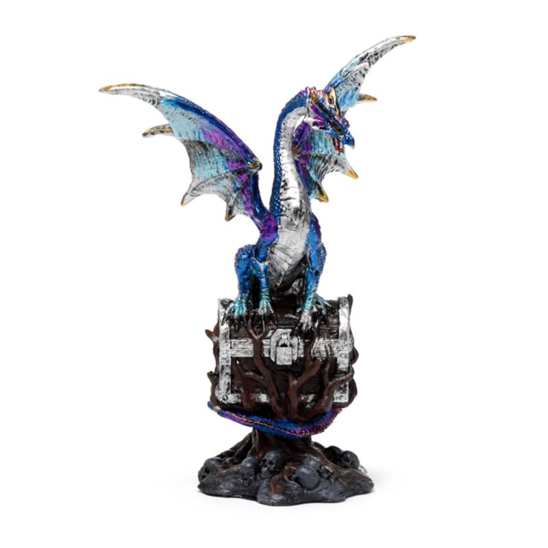 Boîte de rangement d'arbre au trésor de dragon de cauchemar enchanté