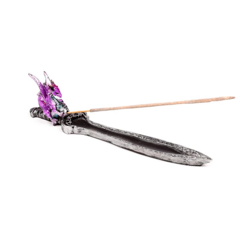 Porte-encens mini dragon améthyste Dark Legends