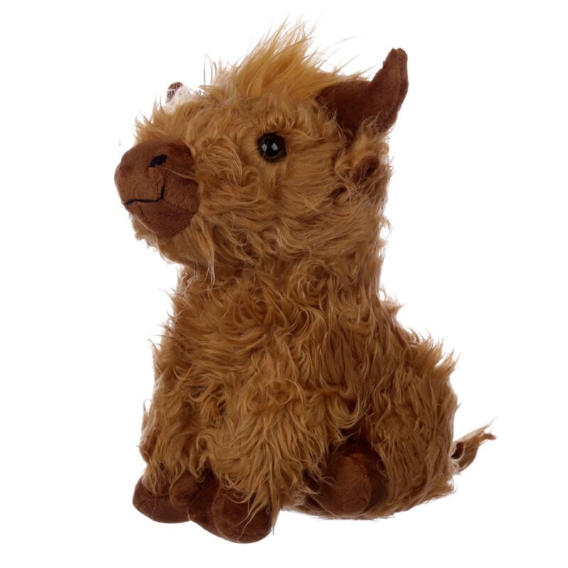 Butoir de porte en peluche de vache en peluche Highland coo