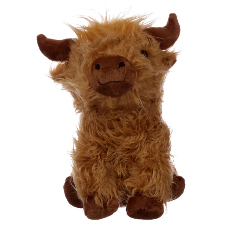 Butoir de porte en peluche de vache en peluche Highland coo