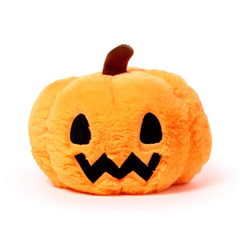 Butée de porte en peluche citrouille