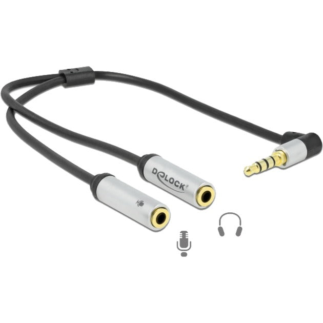 Dellock Dellock 1x 3,5 mm Jack stéréo à 4 broches (mâle)> 2x 3,5 mm 3-P
