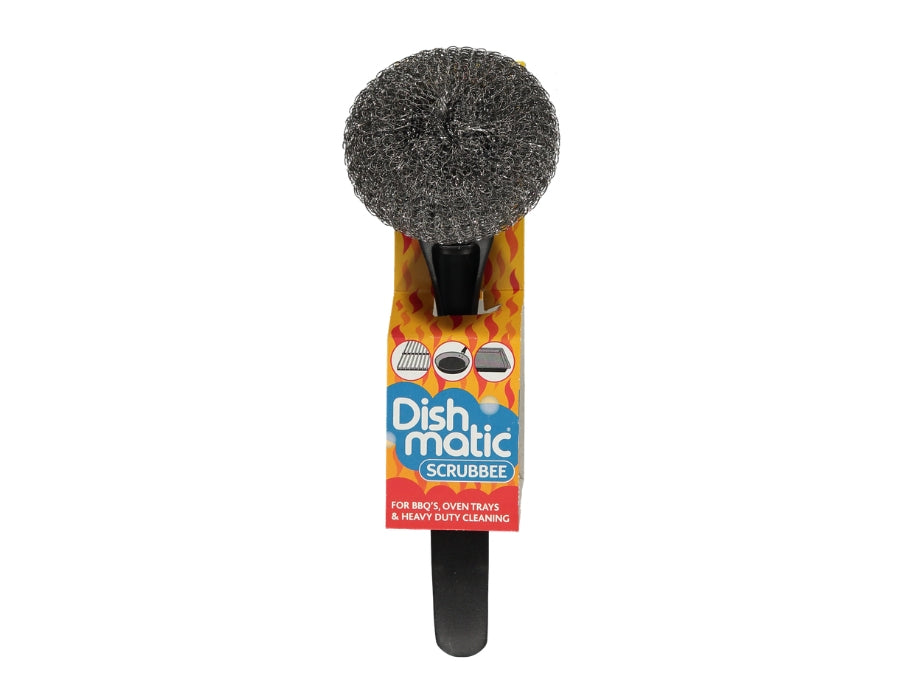 Brosse métallique Dishmatic avec manche - brosse interchangeable