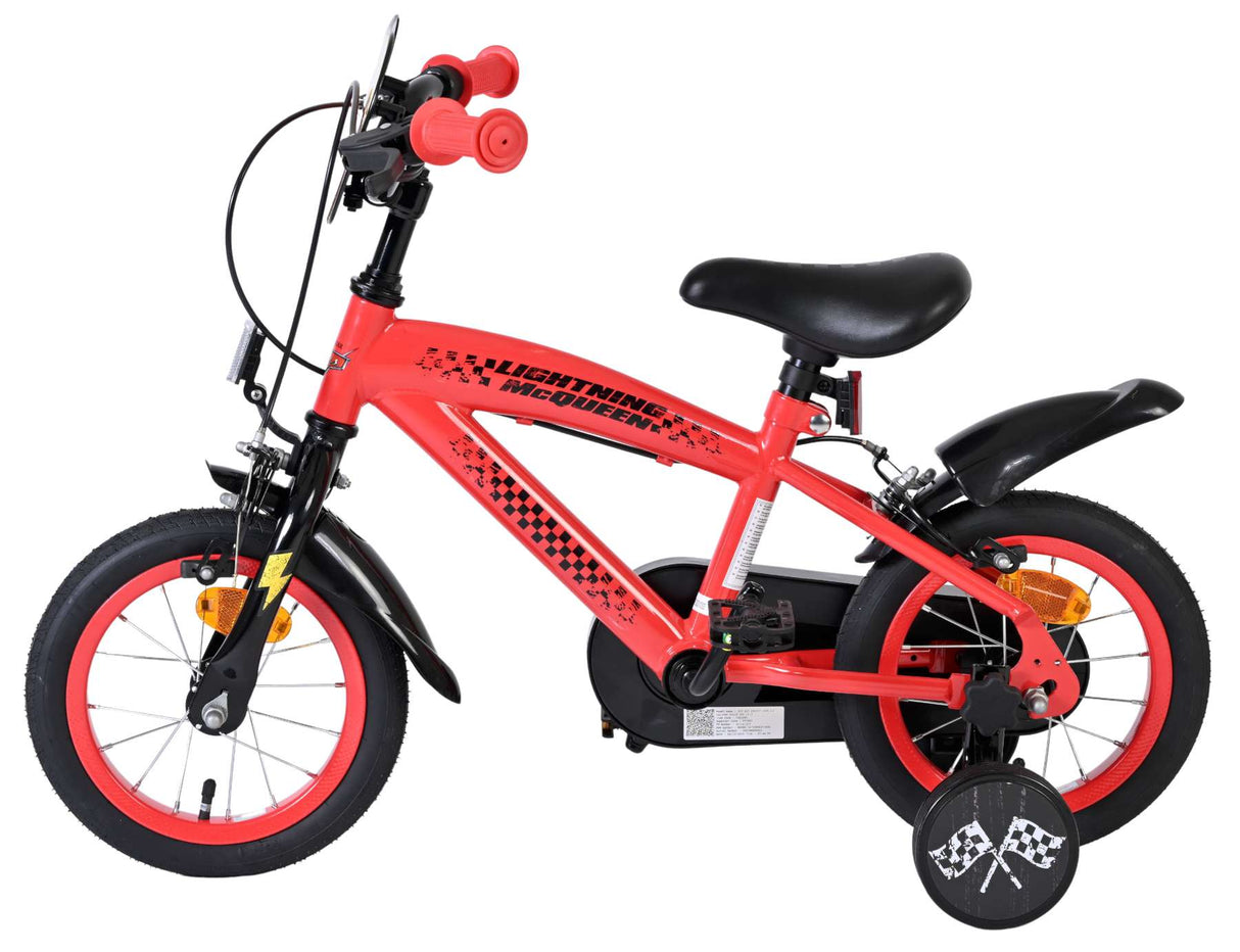 Disney autos Disney Cars Vélo pour enfants - garçons - 12 pouces - deux freins à main