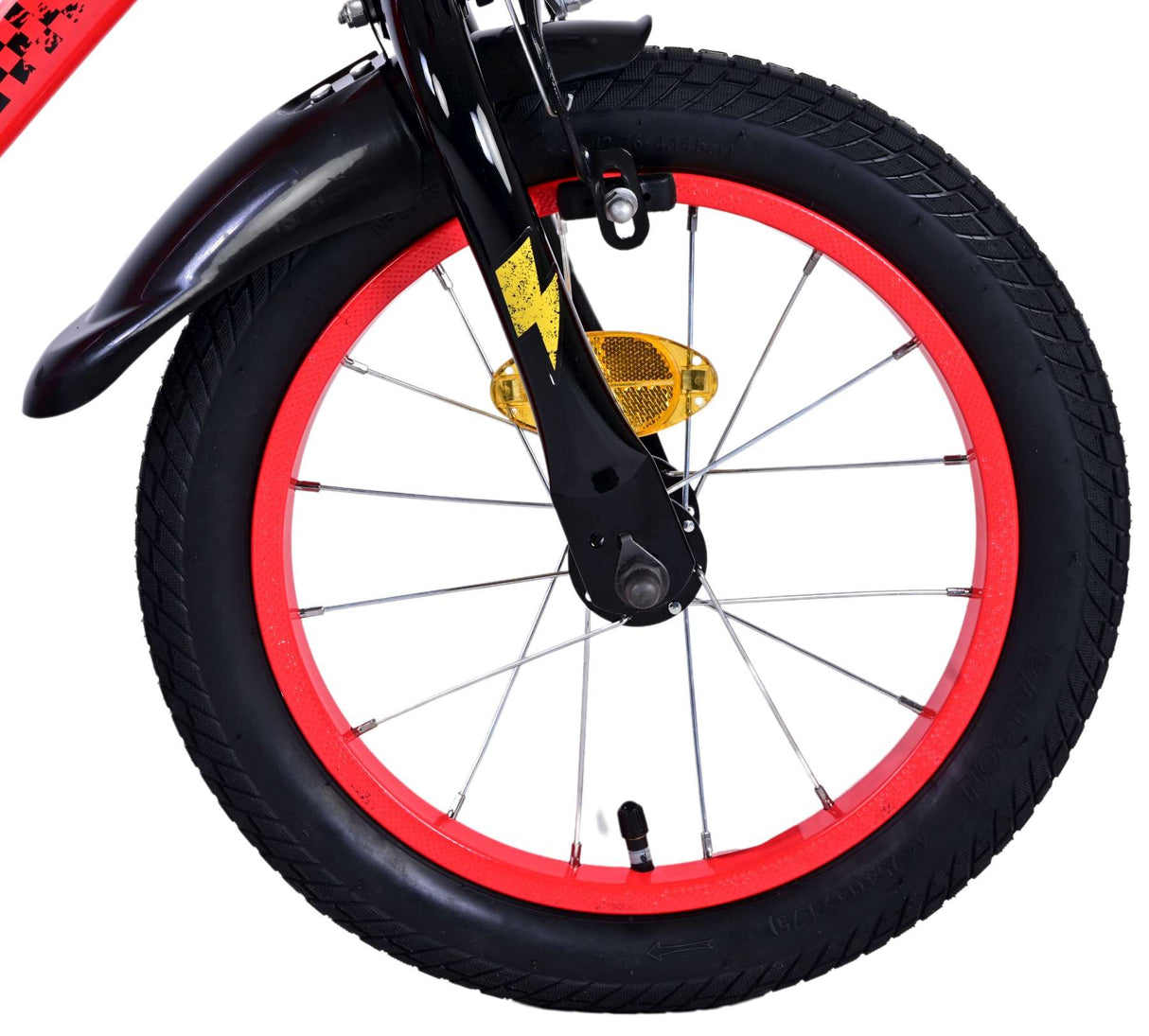 Disney Disney Children's Bike Boys 14 pouces rouges Two Hand freins