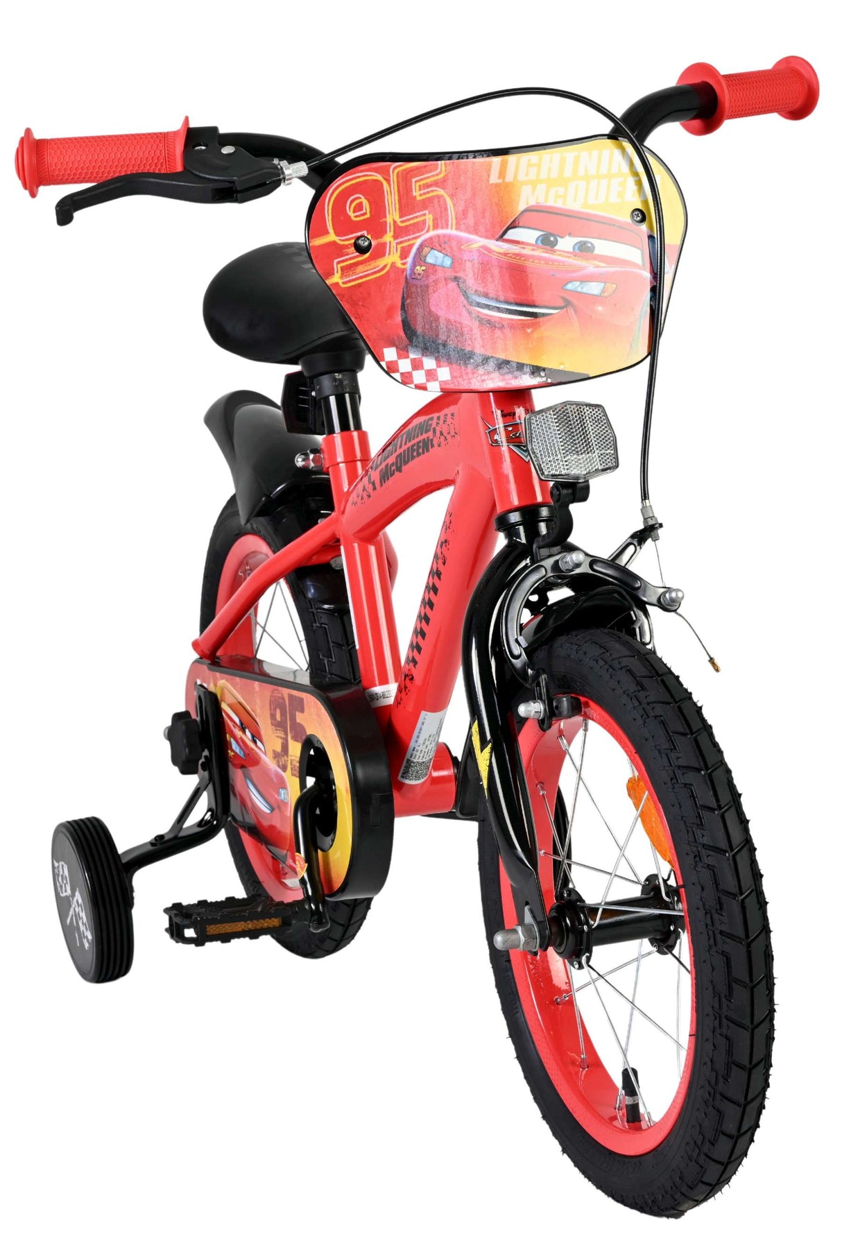 Disney autos Disney Cars vélo enfant - garçons - 14 pouces - rouge