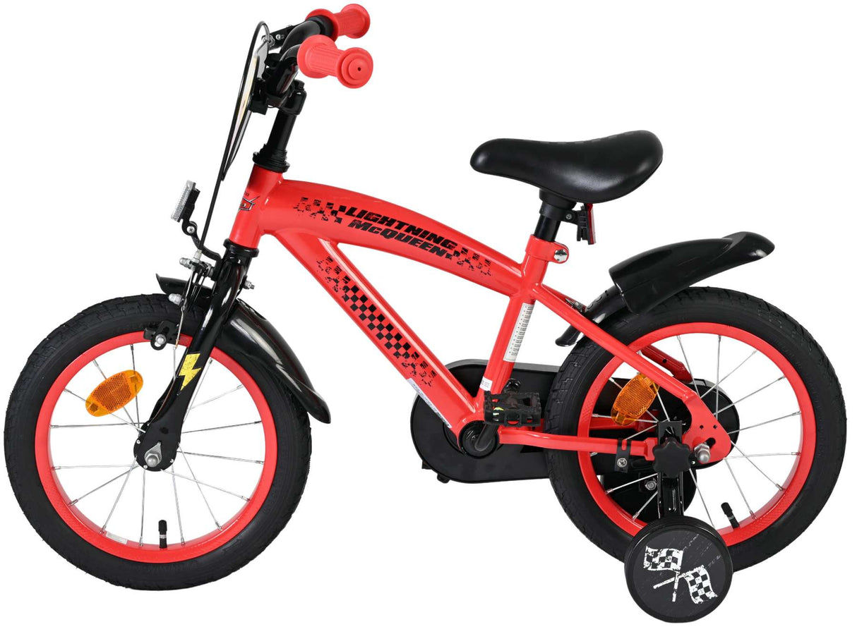 Disney autos Disney Cars vélo enfant - garçons - 14 pouces - rouge