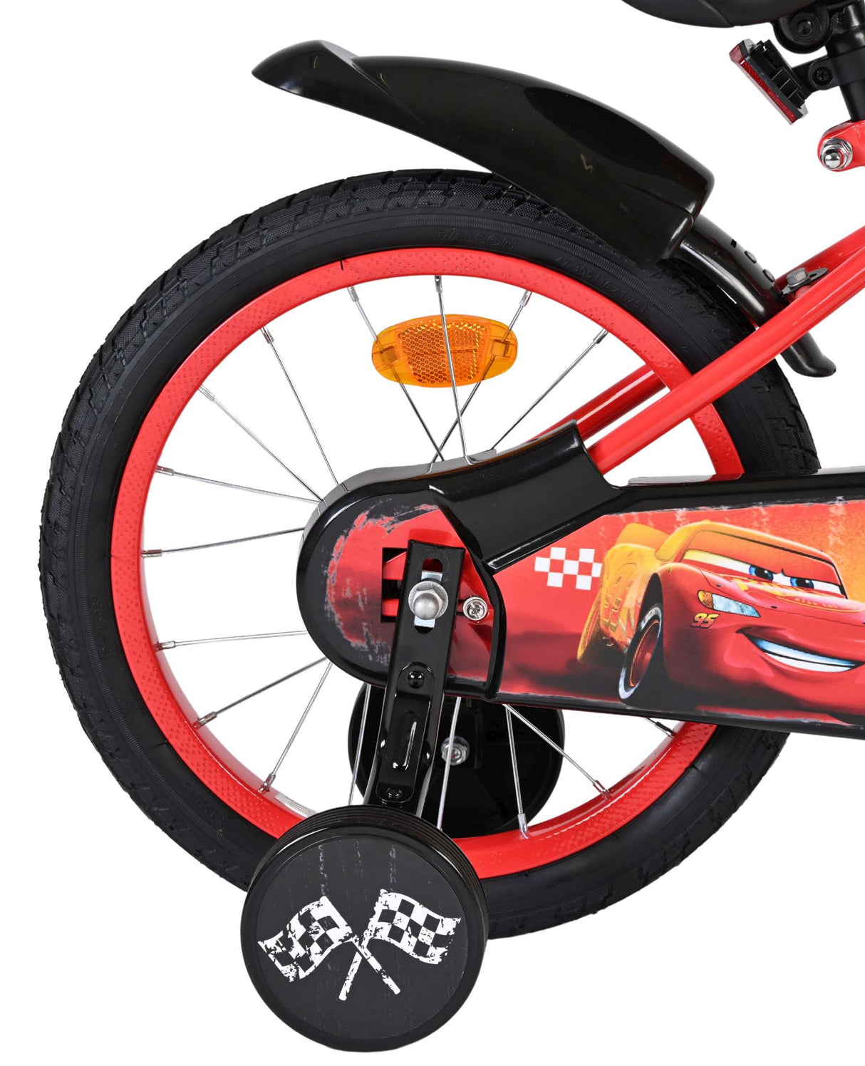 Disney autos Disney Cars vélo enfant - garçons - 16 pouces - rouge