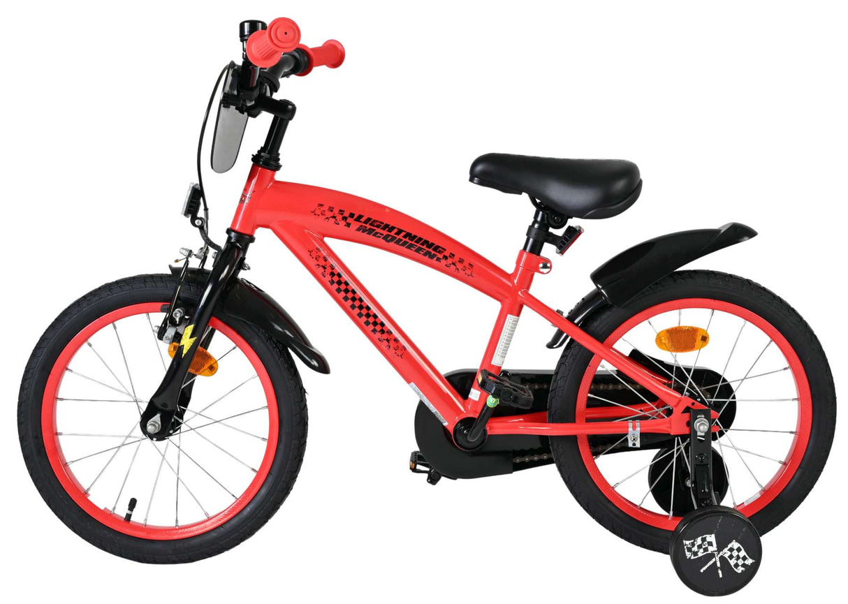Disney autos Disney Cars vélo enfant - garçons - 16 pouces - rouge