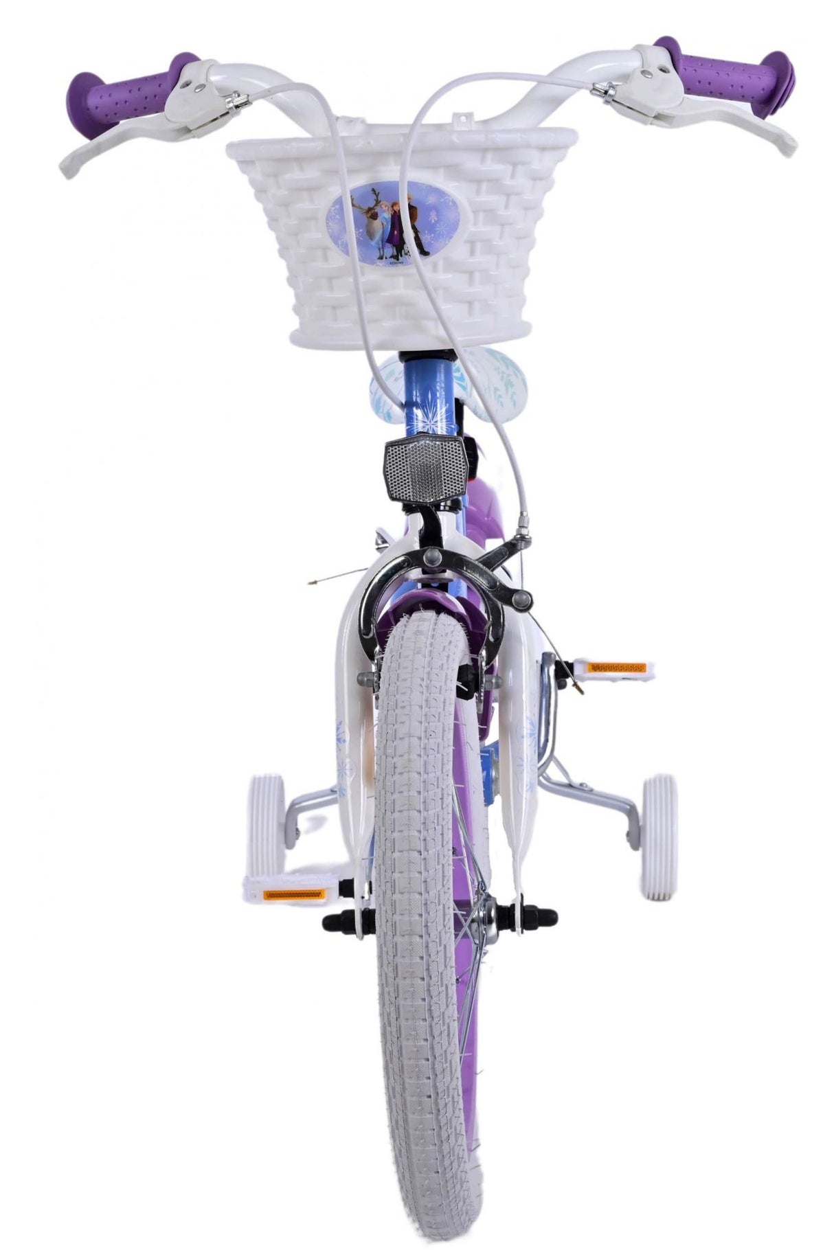 Disney Frozen 2 Children's Bike Girls 16 pouces Blue Purple Two Hand freins
