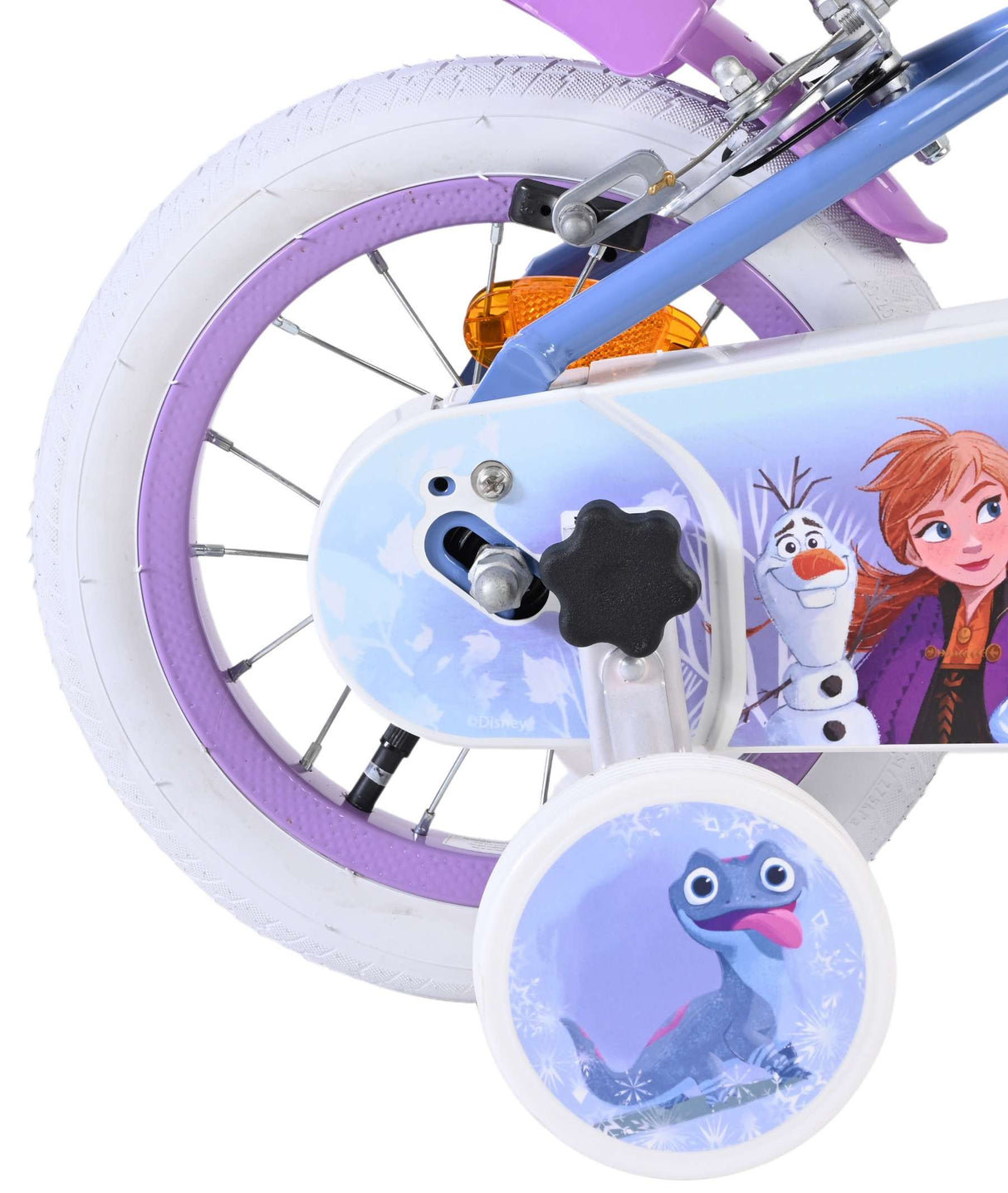 Disney die eiskönigin Disney Frozen 2 vélo pour enfants - filles - 12 pouces - bleu violet - deux freins à main