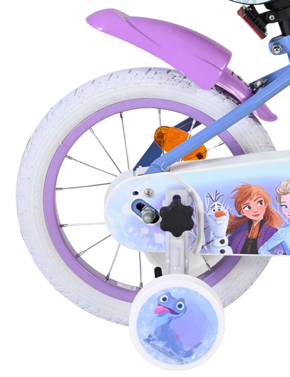 Disney die eiskönigin Disney Frozen 2 vélo pour enfants - filles - 14 pouces - bleu violet