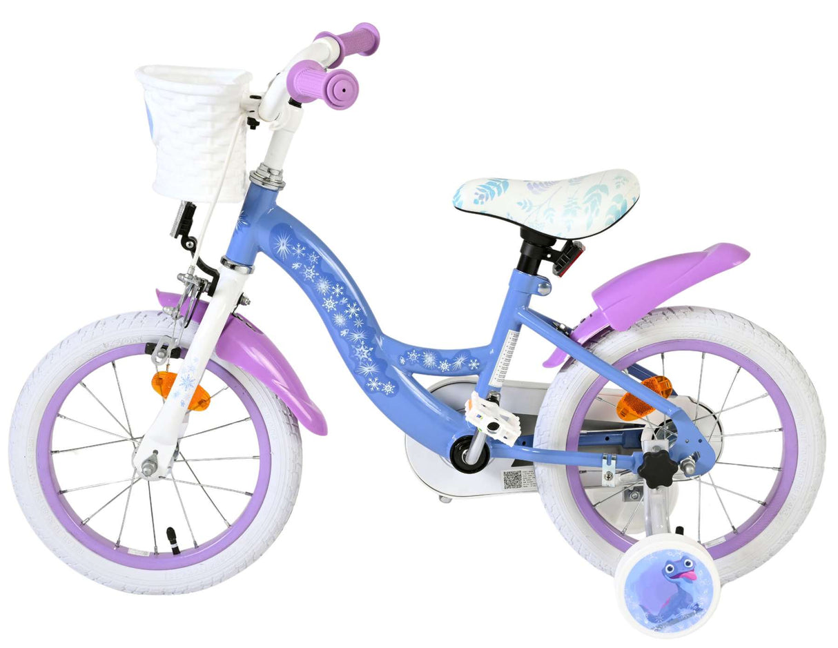 Disney die eiskönigin Disney Frozen 2 vélo pour enfants - filles - 14 pouces - bleu violet