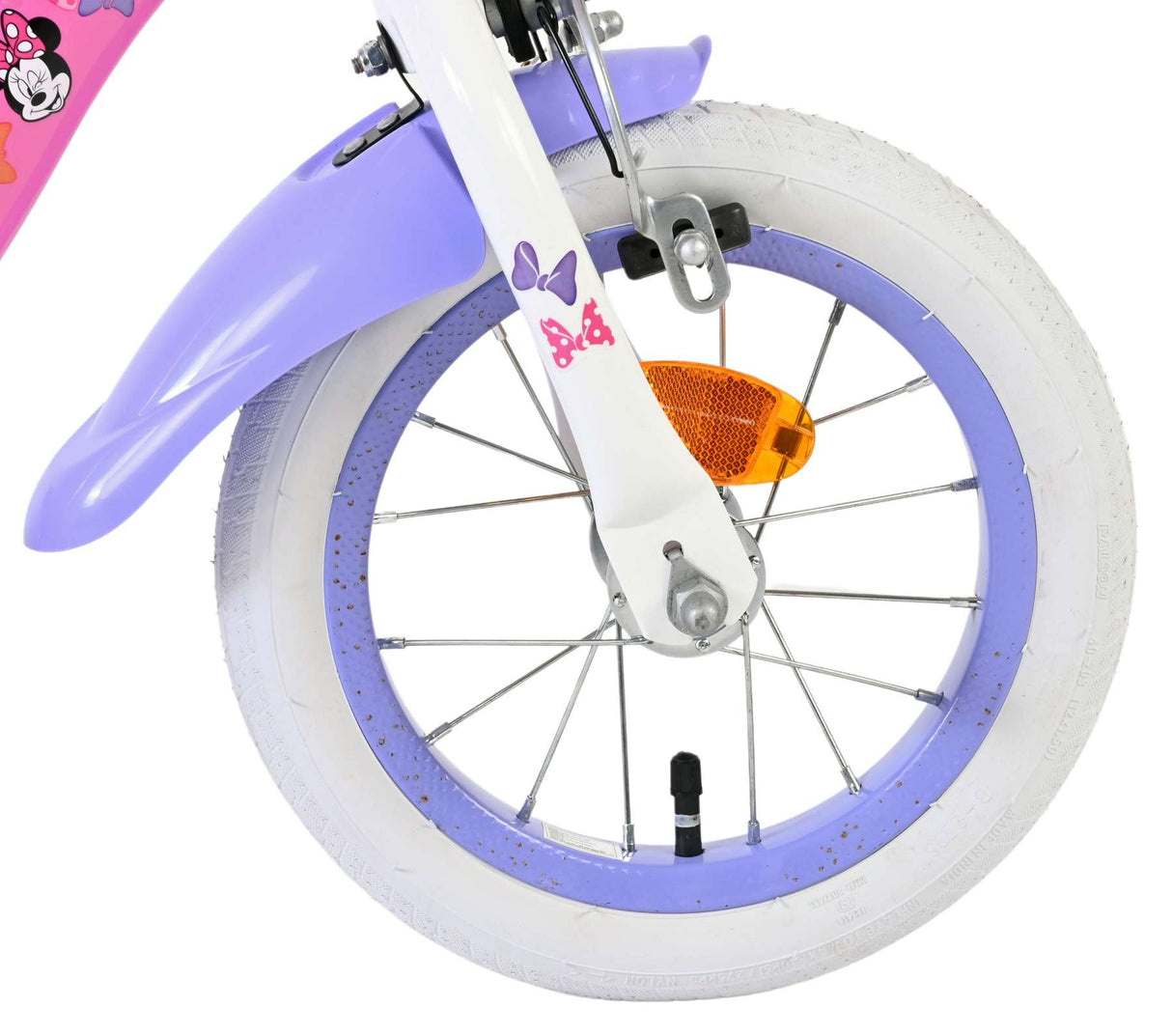 Disney Minnie la plus mignonne de tous les temps ! vélo pour enfants - filles - 12 pouces - rose - deux freins à main
