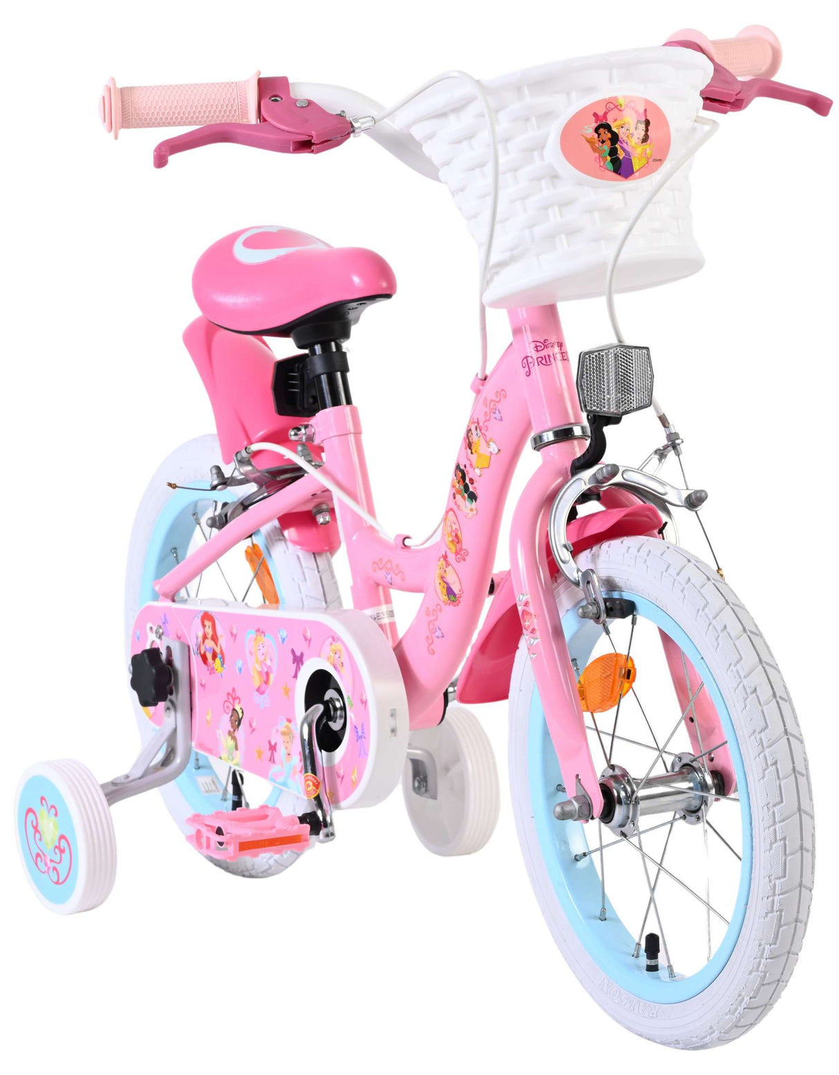 Disney Princess Disney Princess Vélo pour enfants - filles - 14 pouces - rose - deux freins à main