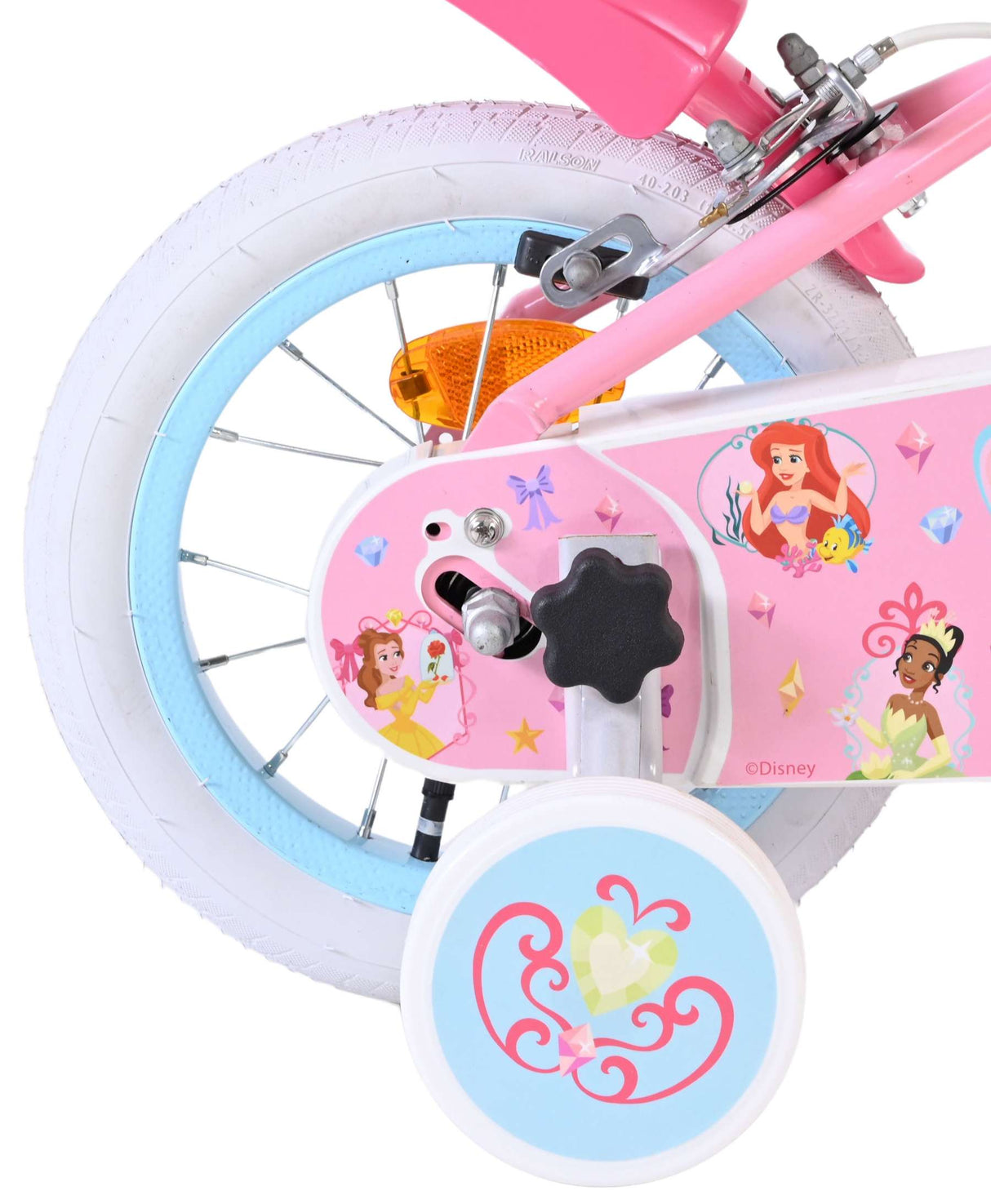 Disney Princess Disney Princess Vélo pour enfants - filles - 12 pouces - rose - deux freins à main