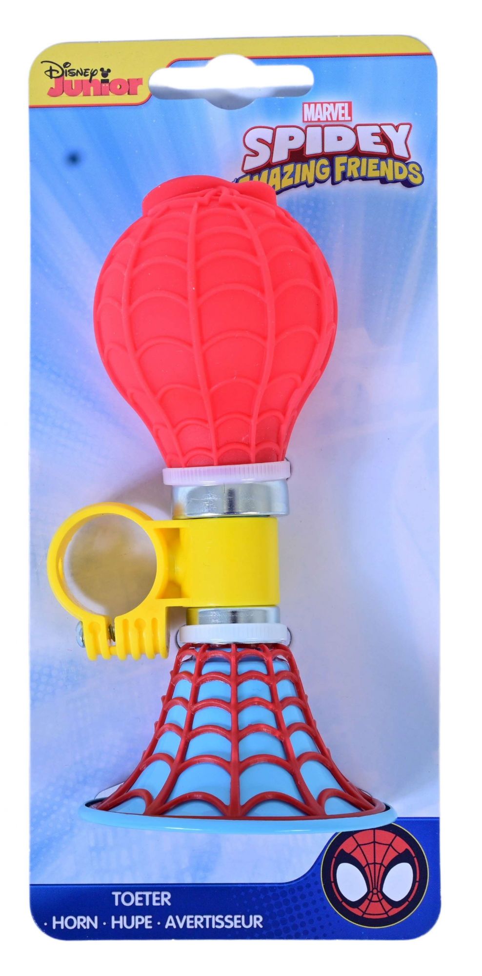 Spidey et leurs amis Spidey et ses incroyables amis klaxon de vélo - garçons - rouge bleu jaune