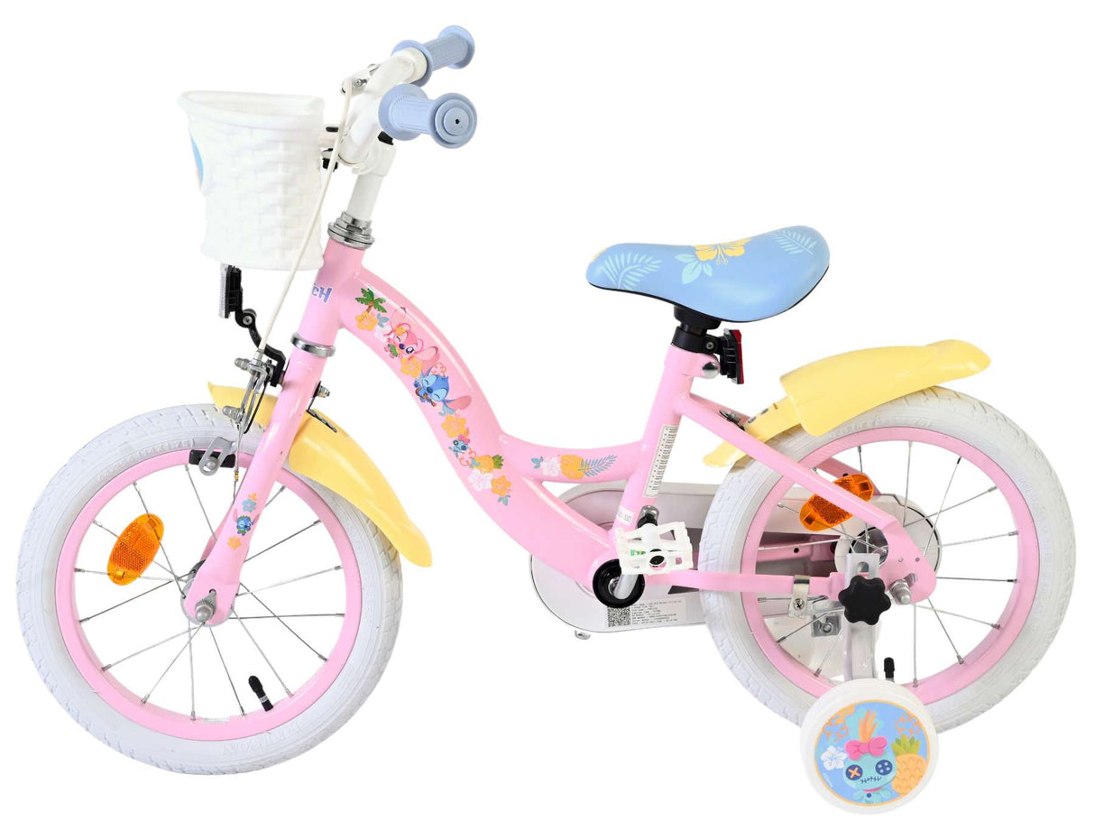 Vélo enfant Stich Disney Stitch - filles - 14 pouces - rose