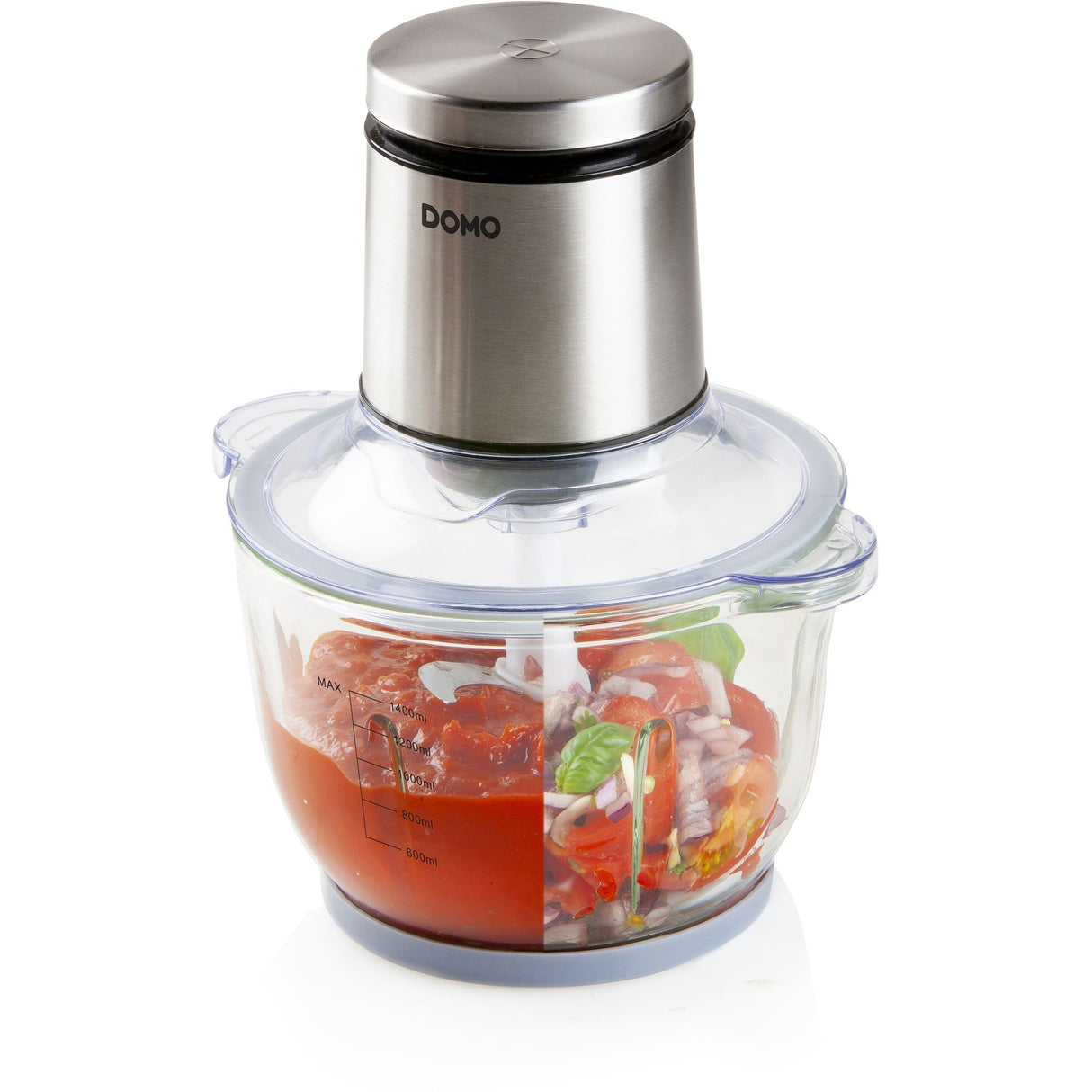 Maxi hachoir Domo do9244mc avec bol en verre