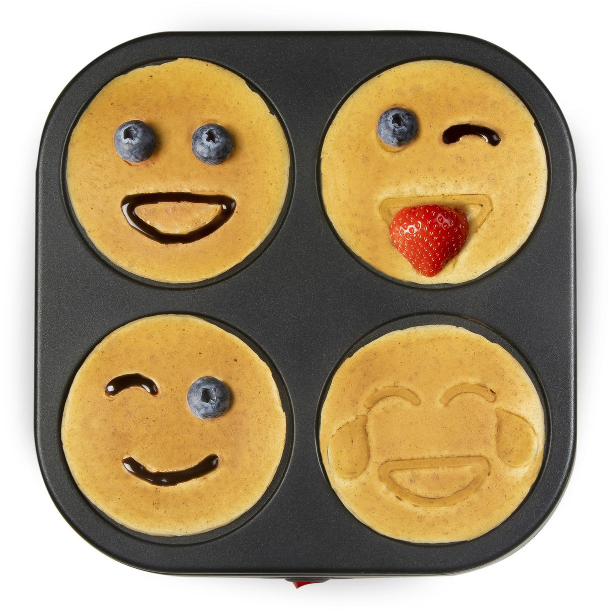 Assiette à crêpes Domo 'emoji party' do8718p