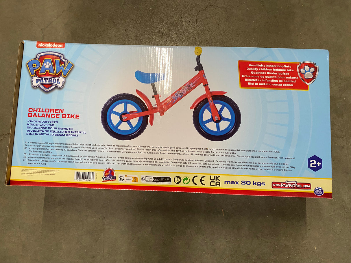 Draisienne Paw Patrol en métal