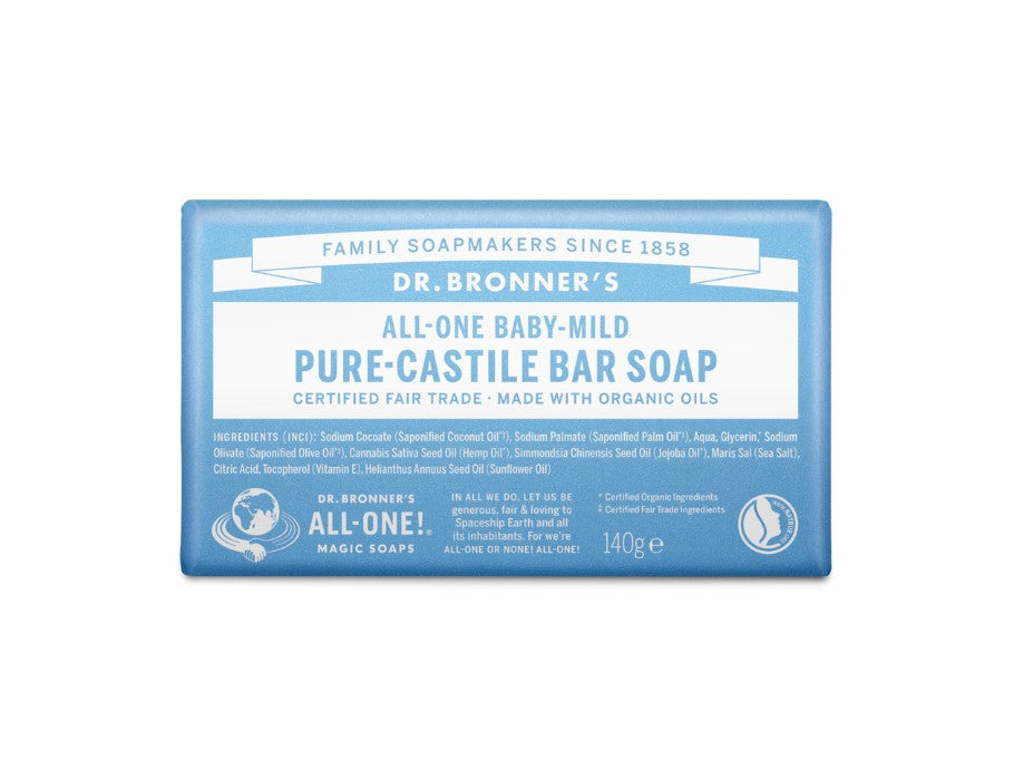 Bloque de savon du Dr Bronner - Pure Castille - bébé - parfum gratuit