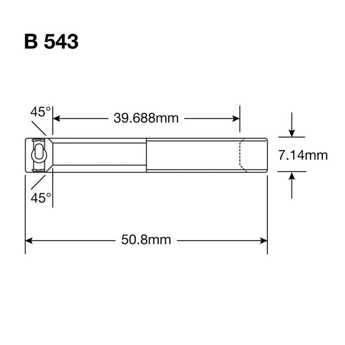 Roulements Enduro b 543 llb ss - 440c inoxydable (radial) - 1 9 16''x2''x9 32''