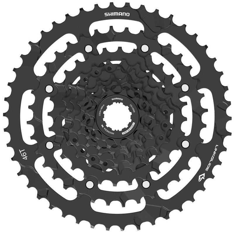 Shimano cassette queues 9v 11-46t cs-lg400 noir