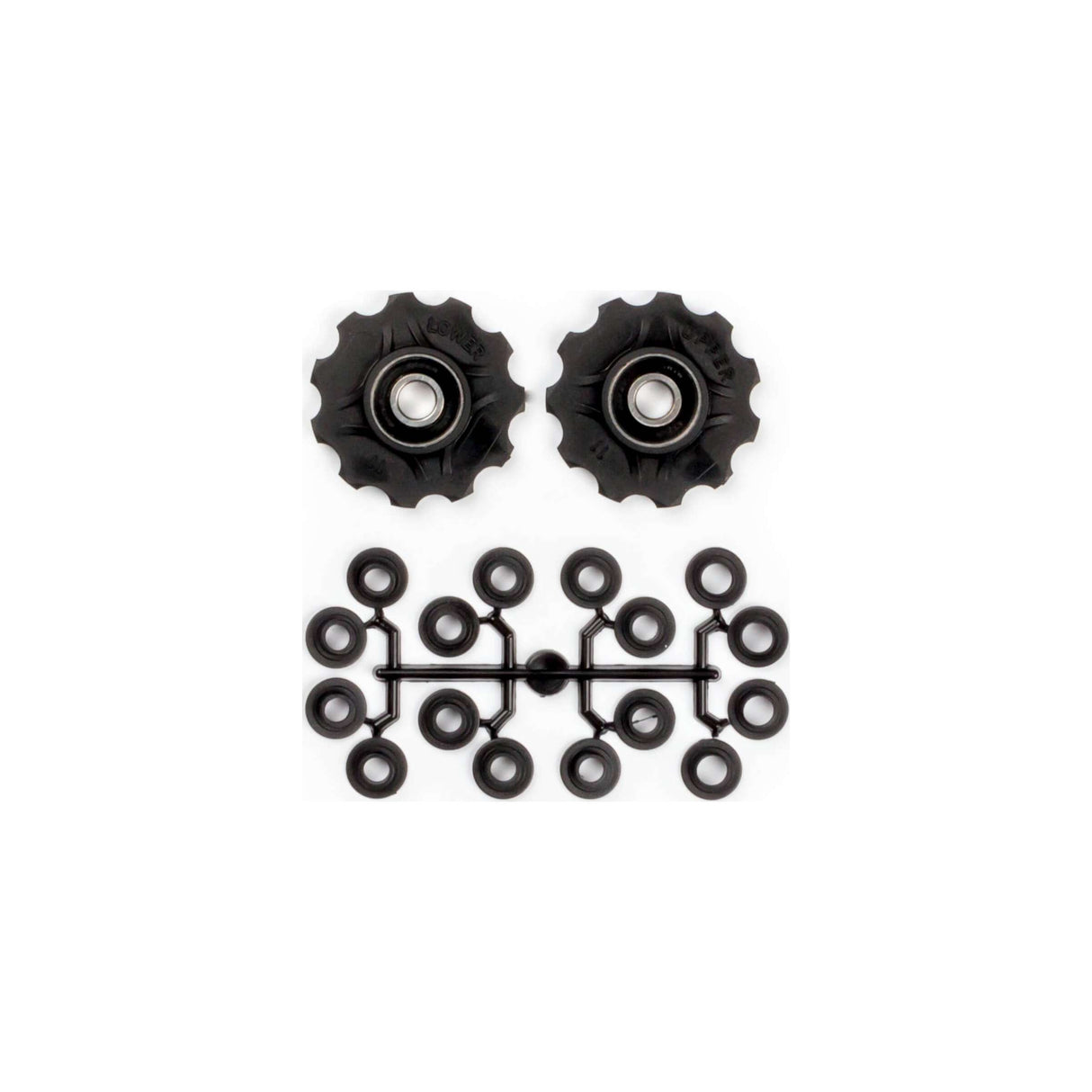 roues derailleur 11 dents 7-11v noir 2 morceaux