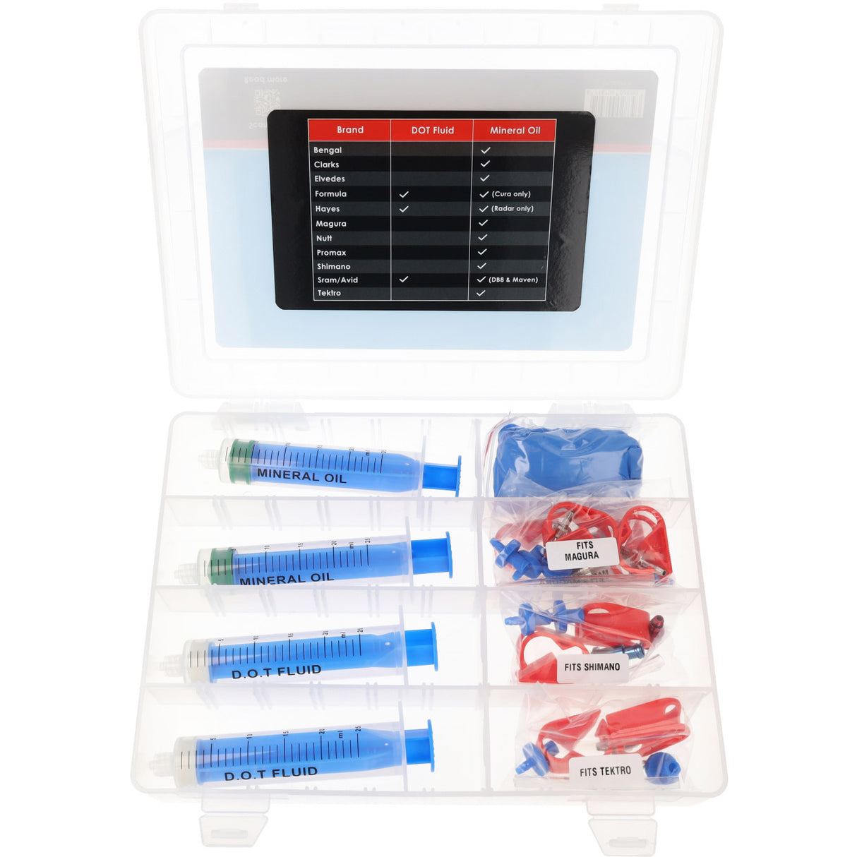 Pièce de frein Elvedes. kit de désaération hydro-purge universel pour remplacer le fluide minéral
