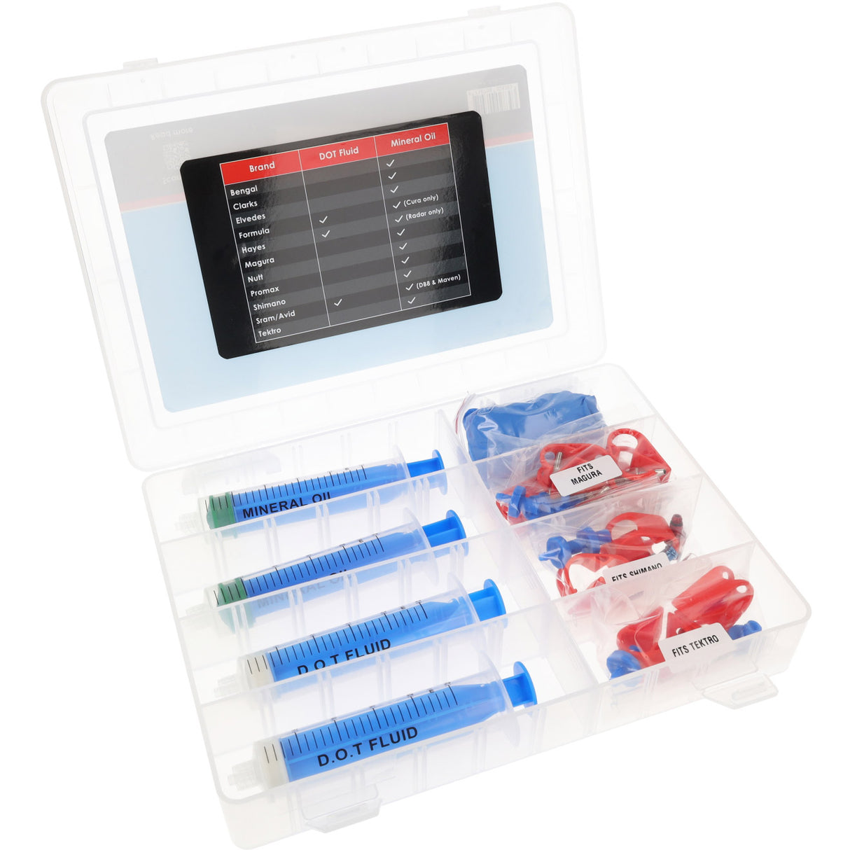Pièce de frein Elvedes. kit de désaération hydro-purge universel pour remplacer le fluide minéral