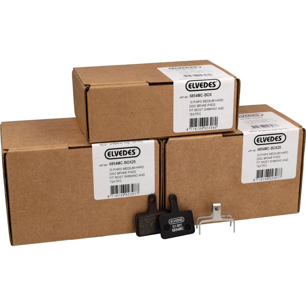 Plaquette de frein Elvedes Shimano Tektro 6854MC