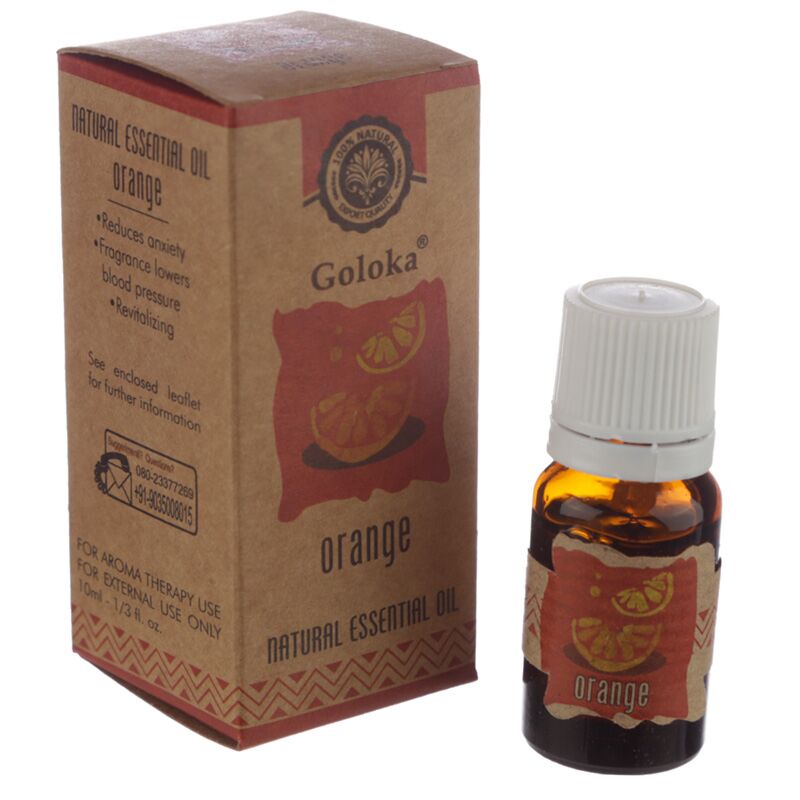 Huile essentielle naturelle d'orange Goloka 10ml