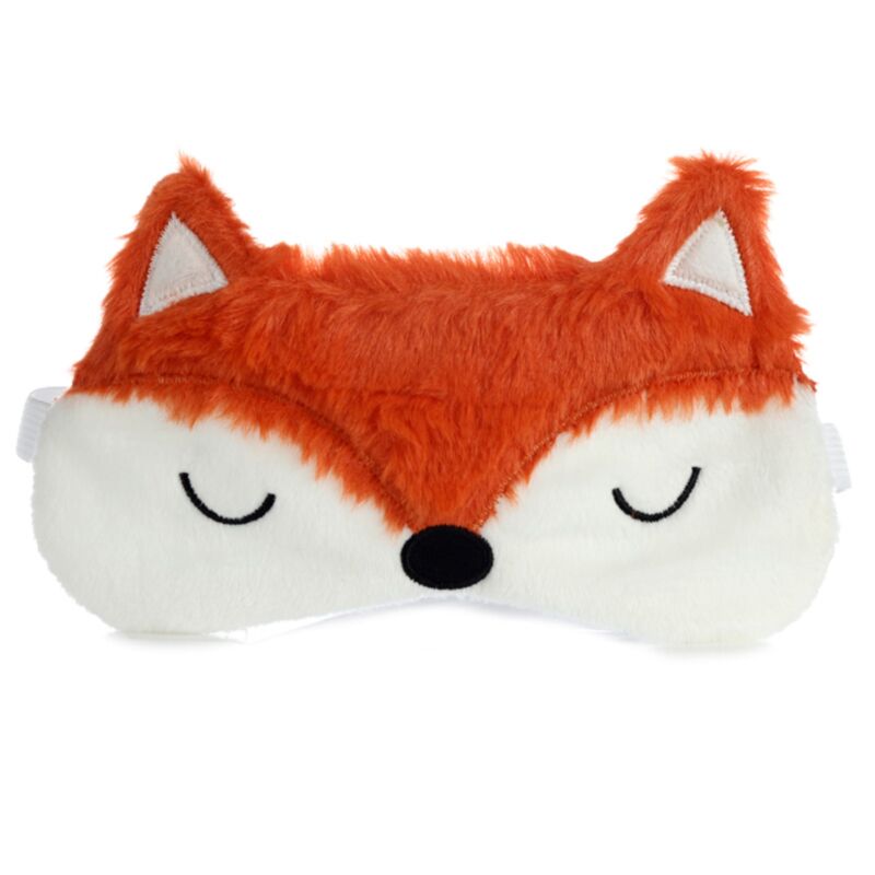 Masque de sommeil en peluche renard