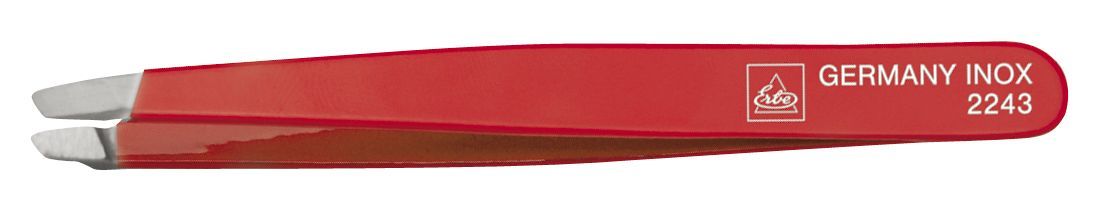 Erbe solingen pince à épiler rouge inox 9,5 cm (erbe92243)