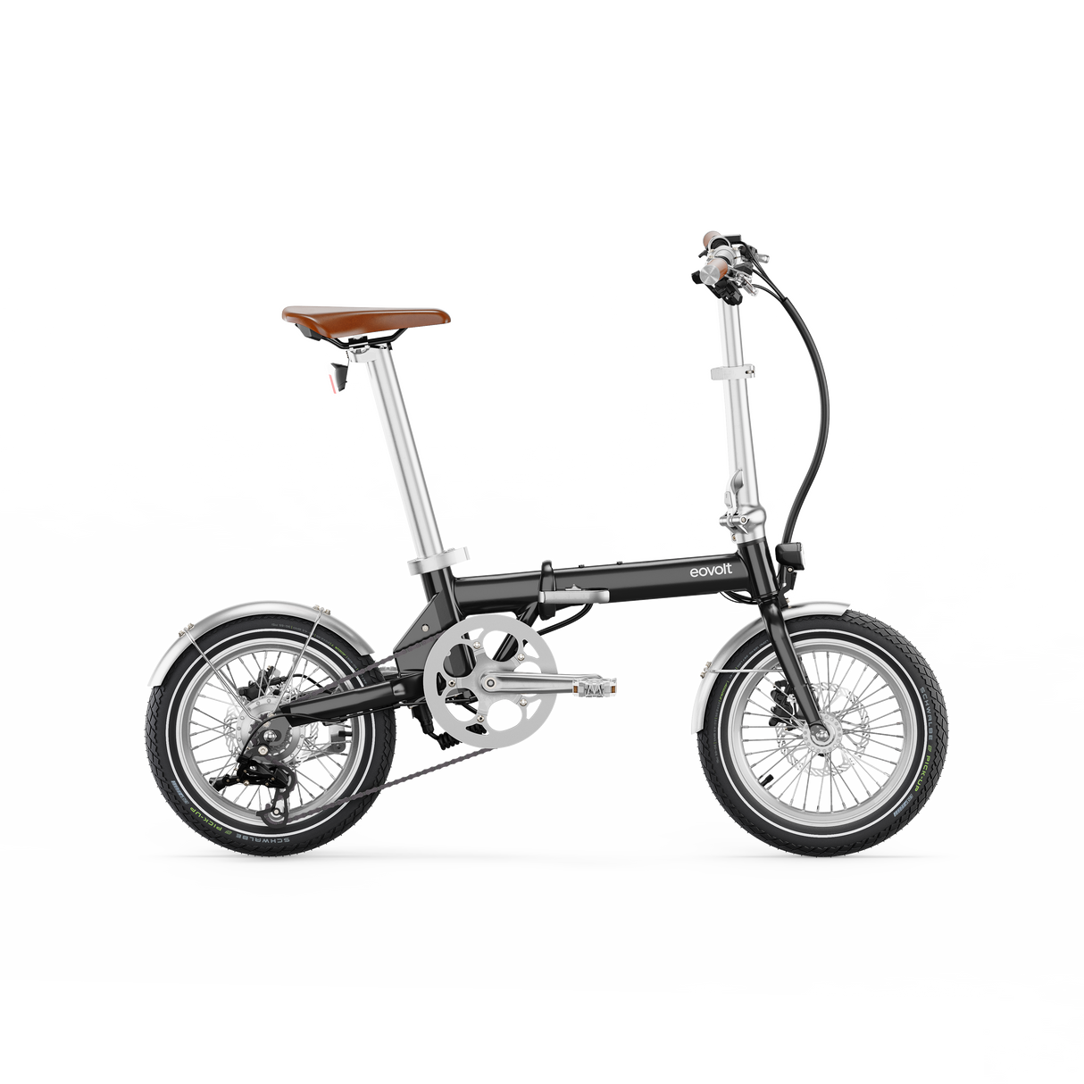 Vélo pliant électrique Eovolt Morning 16 vintage v3 noir