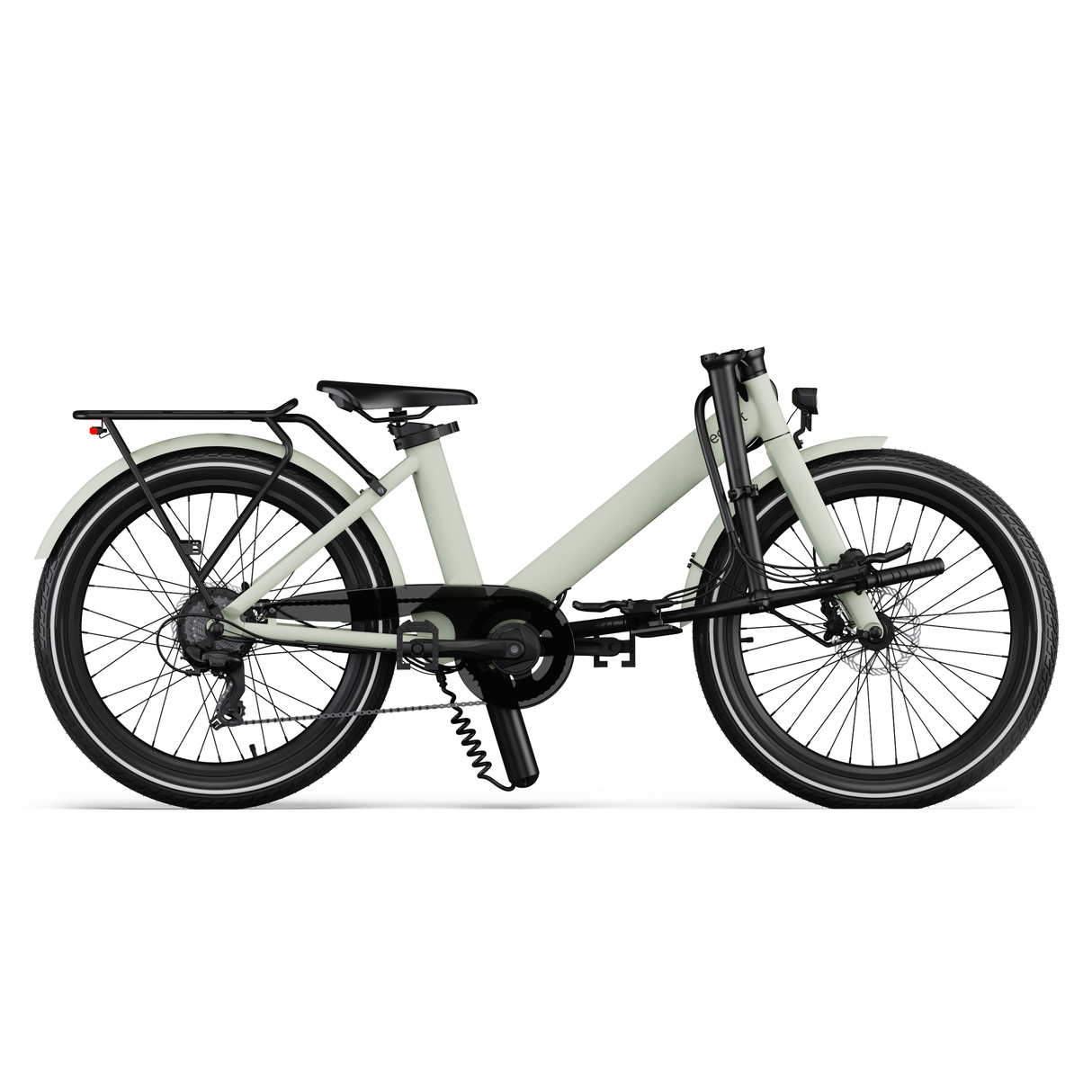 EOVOLT Electrical Compact Bike Evening 24 V2 Green