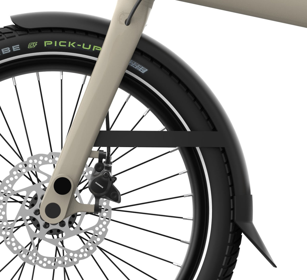 Garde-boue avant Uto eovolt sans bavette pro20 noir