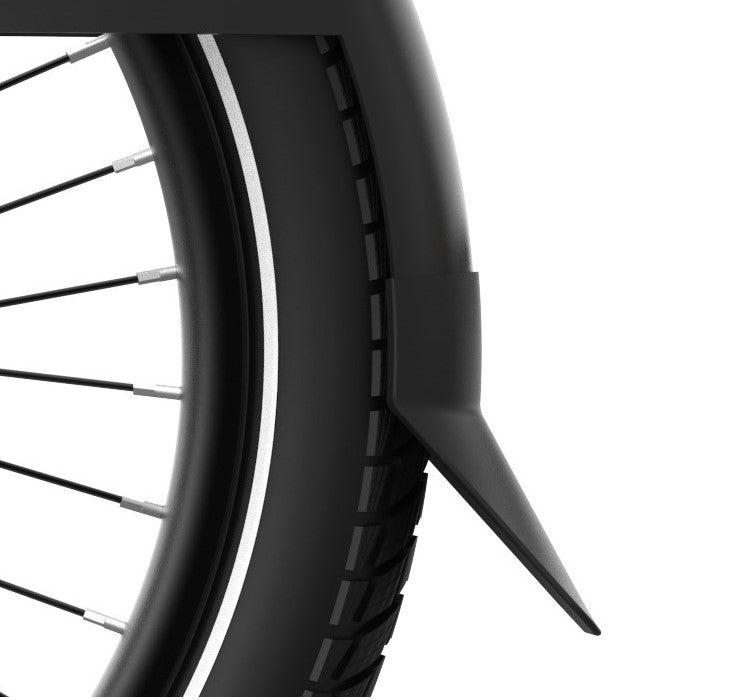 Bavette Uto eovolt pour garde-boue pro16 20 20ne noir