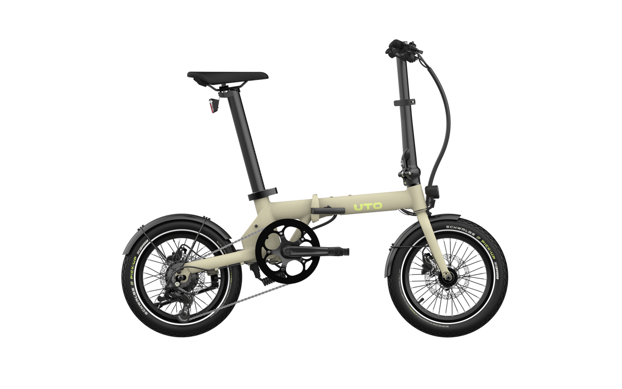 Vélo pliant électrique Uto og16 v0 sable