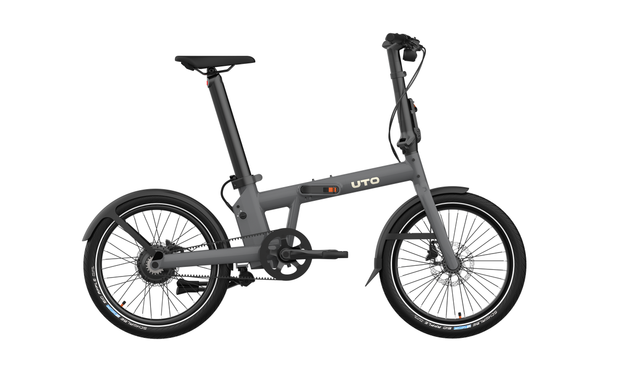 Vélo pliant électrique Uto pro20 v2 gris
