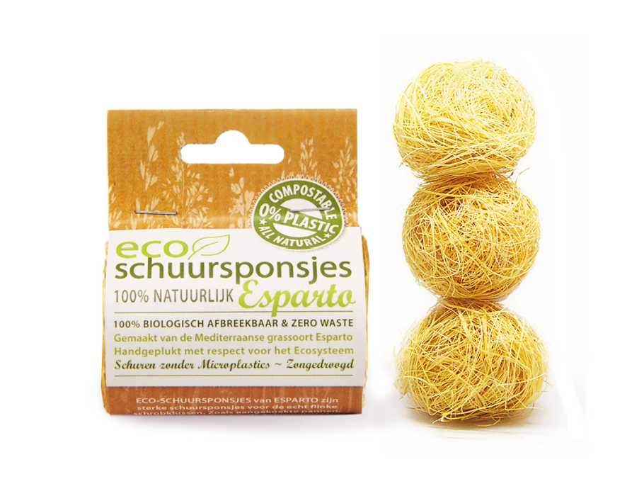 Profitez de La Vida Eco -schuursponsje - Esparto