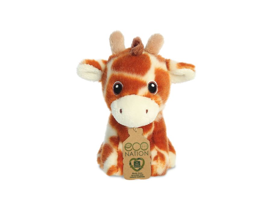 Peluche peluche Eco nation - mini - girafe - 13 cm