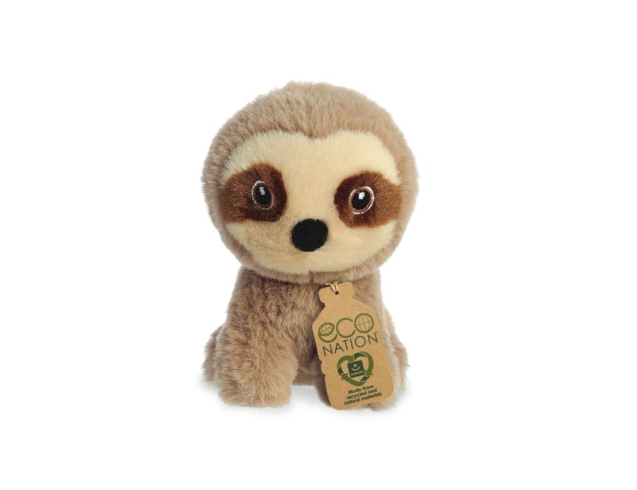 Eco Nation Pluchen Cuddle - Mini - paresseux - 13 cm